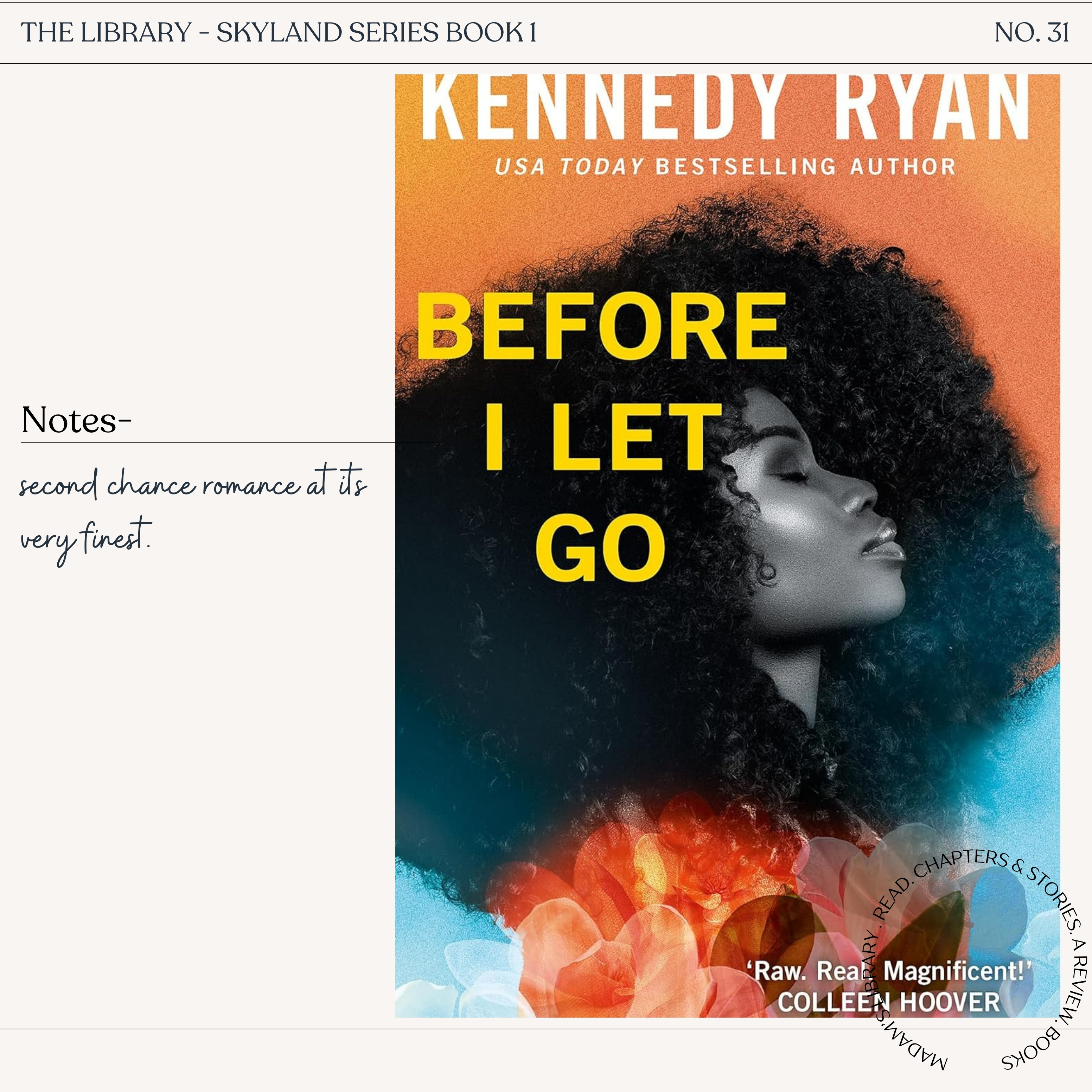 BEFORE I LET GO- KENNEDY RYAN